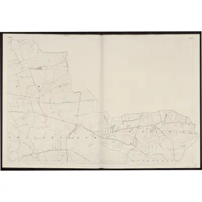 1836 Map of Meath - Sheet 13 [with extension 13A], 1863 Print