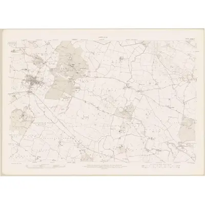 1910 Map of Meath - Sheet 17, 1912 Print