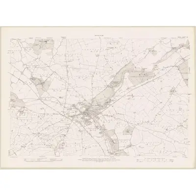 1910 Map of Meath - Sheet 25, 1912 Print