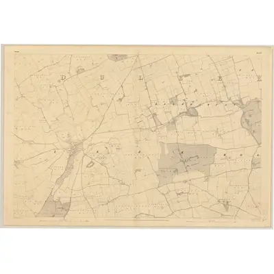 1836 Map of Meath - Sheet 27, 1837 Print