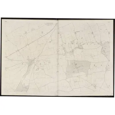 1836 Map of Meath - Sheet 27, 1863 Print