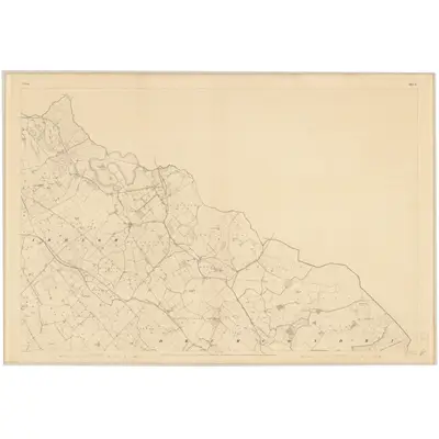 1836 Map of Meath - Sheet 3, 1837 Print