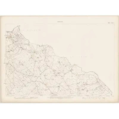 1910 Map of Meath - Sheet 3, 1913 Print