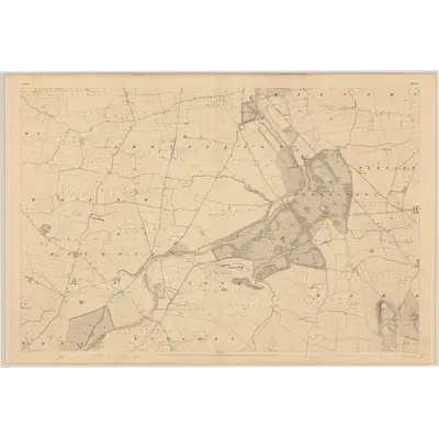 1836 Map of Meath - Sheet 31, 1837 Print