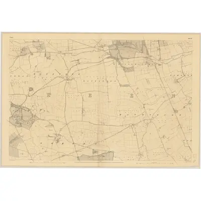 1836 Map of Meath - Sheet 32, 1837 Print