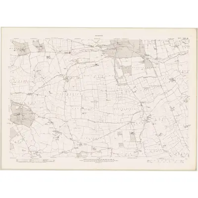 1909 Map of Meath - Sheet 32, 1912 Print