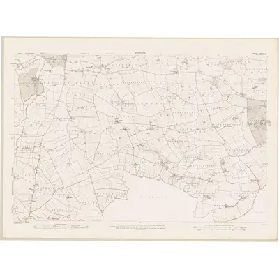 1909 Map of Meath - Sheet 33, 1912 Print