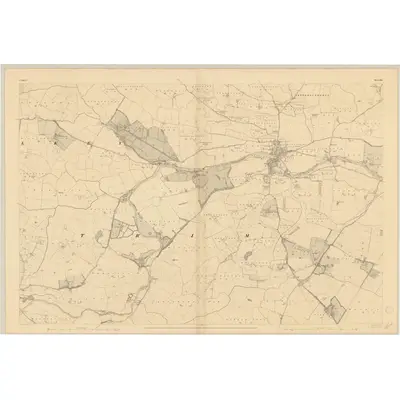 1836 Map of Meath - Sheet 36, 1837 Print