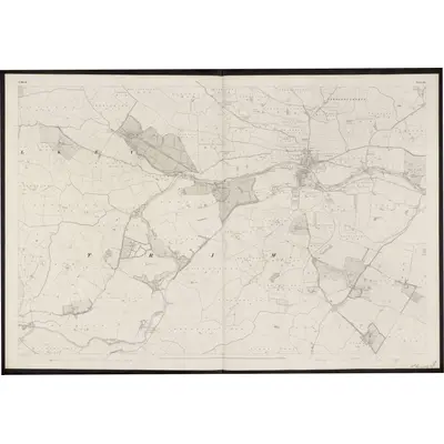 1836 Map of Meath - Sheet 36, 1862 Print