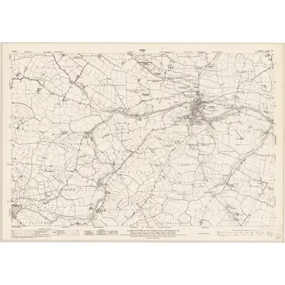 1959 Map of Meath - Sheet 36, 1968 Print