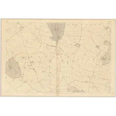 1836 Map of Meath - Sheet 38, 1837 Print