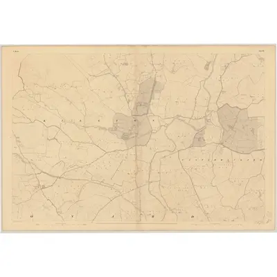 1836 Map of Meath - Sheet 41, 1837 Print