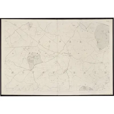 1836 Map of Meath - Sheet 42, 1863 Print