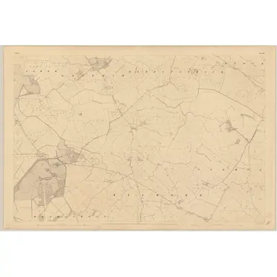 1836 Map of Meath - Sheet 43, 1837 Print