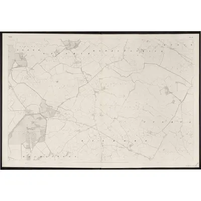1836 Map of Meath - Sheet 43, 1862 Print