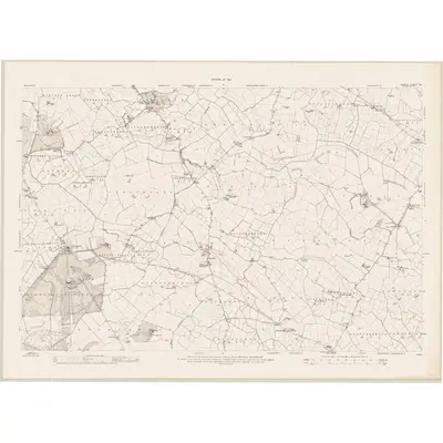 1909 Map of Meath - Sheet 43, 1912 Print