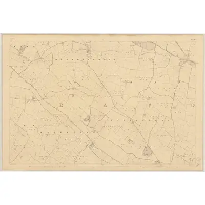 1836 Map of Meath - Sheet 44, 1837 Print