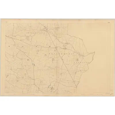 1836 Map of Meath - Sheet 45, 1837 Print
