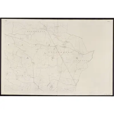 1836 Map of Meath - Sheet 45, 1863 Print