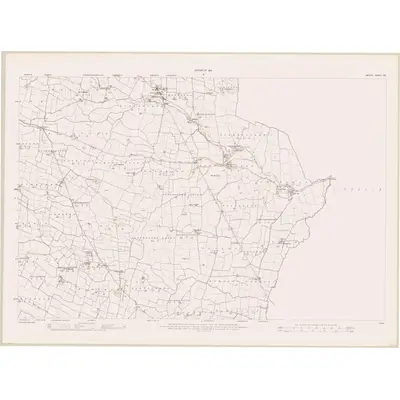 1909 Map of Meath - Sheet 45, 1912 Print