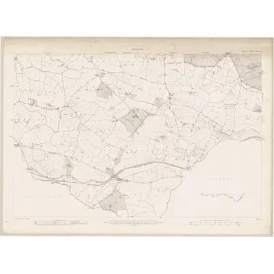 1910 Map of Meath - Sheet 48 & 48A, 1913 Print