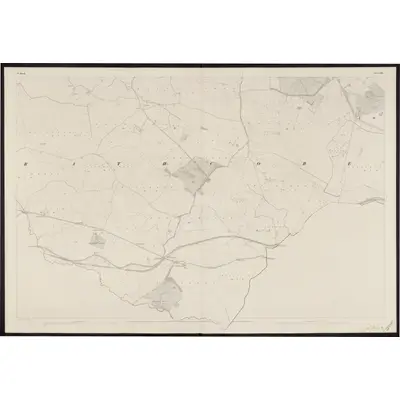 1836 Map of Meath - Sheet 48 [with extension 48A], 1863 Print