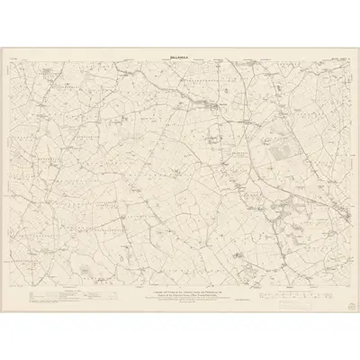 1961 Map of Meath - Sheet 5, 1964 Print
