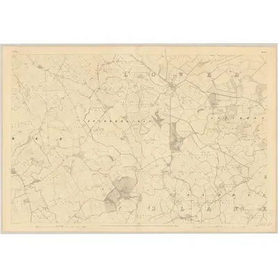 1836 Map of Meath - Sheet 6, 1837 Print