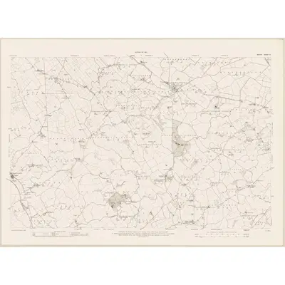 1910 Map of Meath - Sheet 6, 1913 Print