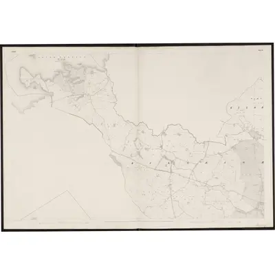 1836 Map of Meath - Sheet 8 [with extension], 1862 Print