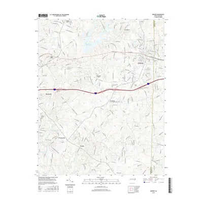 2016 Map of Mebane, 2016 Print