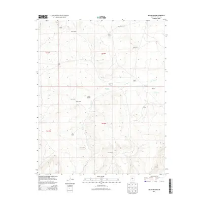 2013 Map of Mecate Meadow, 2013 Print