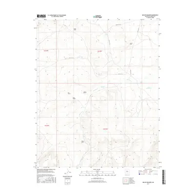 2017 Map of Mecate Meadow, 2017 Print