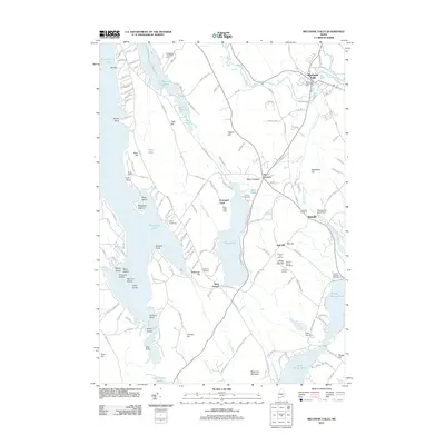2011 Map of Mechanic Falls, 2011 Print