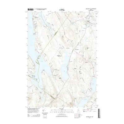 2014 Map of Mechanic Falls, 2014 Print