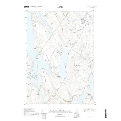 2021 Map of Mechanic Falls, 2021 Print