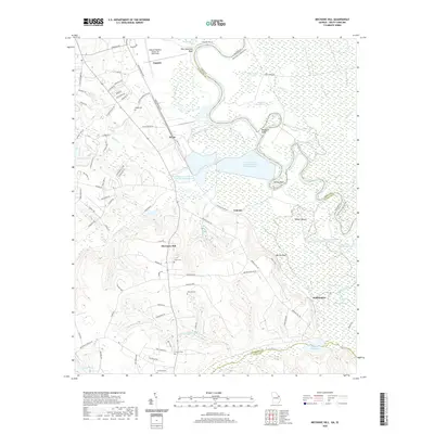 2020 Map of Mechanic Hill, 2020 Print