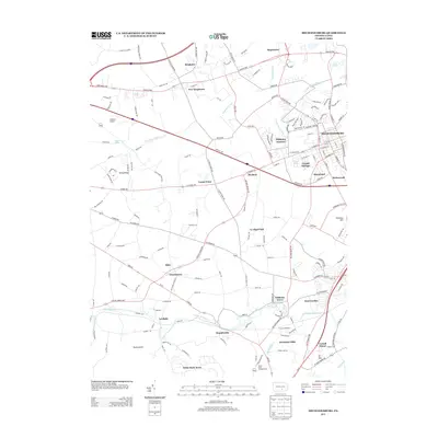 2013 Map of Mechanicsburg, 2013 Print