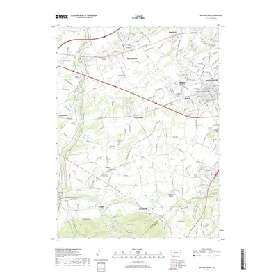 2019 Map of Mechanicsburg, 2019 Print