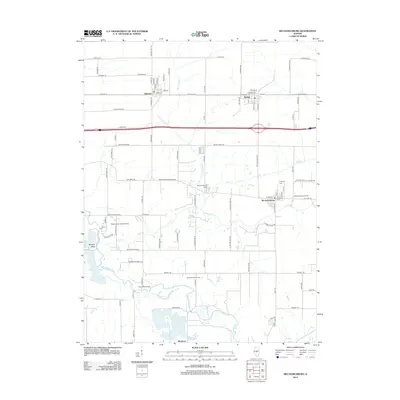 2012 Map of Mechanicsburg, 2012 Print