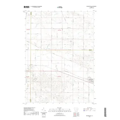 2018 Map of Mechanicsville, 2018 Print