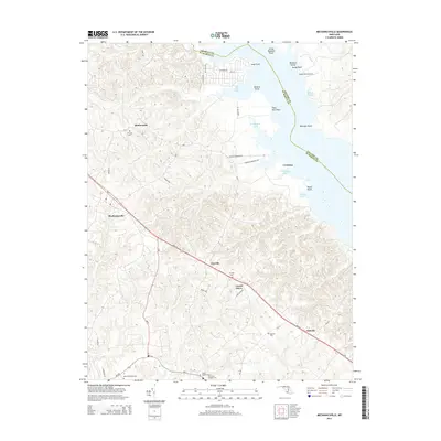 2014 Map of Mechanicsville, 2014 Print