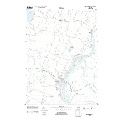 2010 Map of Mechanicville, 2010 Print
