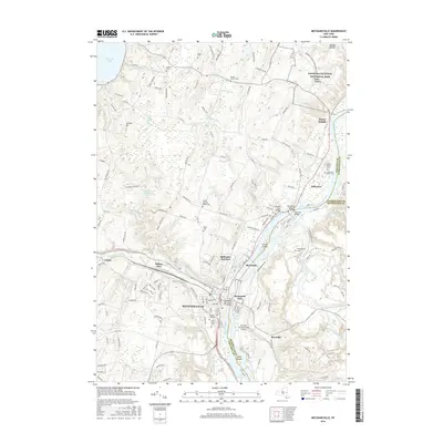 2016 Map of Mechanicville, 2016 Print