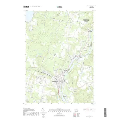 2019 Map of Mechanicville, 2019 Print