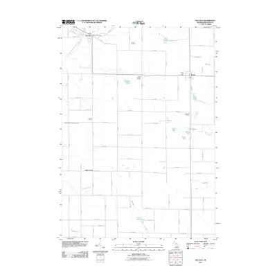 2011 Map of Mecosta, 2011 Print