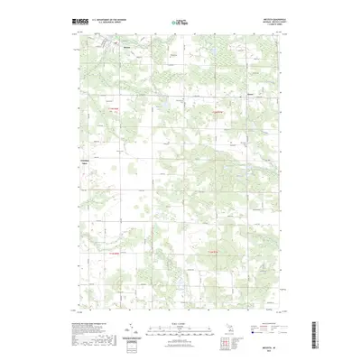 2023 Map of Mecosta, 2023 Print
