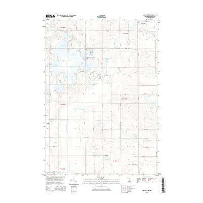2014 Map of Mecosta NW, 2014 Print