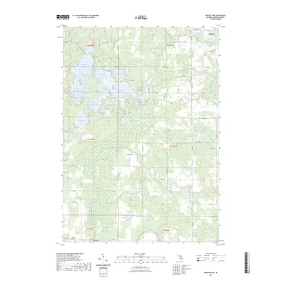 2023 Map of Mecosta NW, 2023 Print