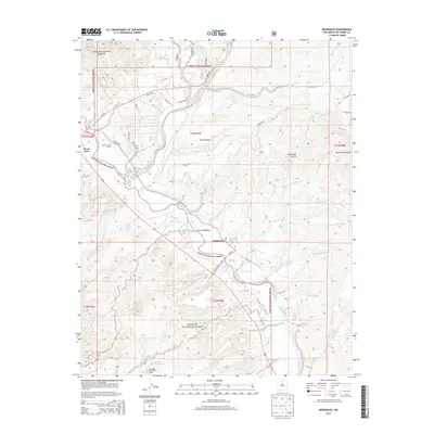 2013 Map of Medanales, 2013 Print